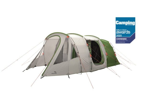 Easy Camp Palmdale 500 Lux - Telt Med 2 Kabiner - 5 Personer - Grøn/Hvid