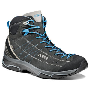 Asolo Womens Nucleon Mid GV, UK 4, GRAPHITE/SILVER/CYAN BLUE