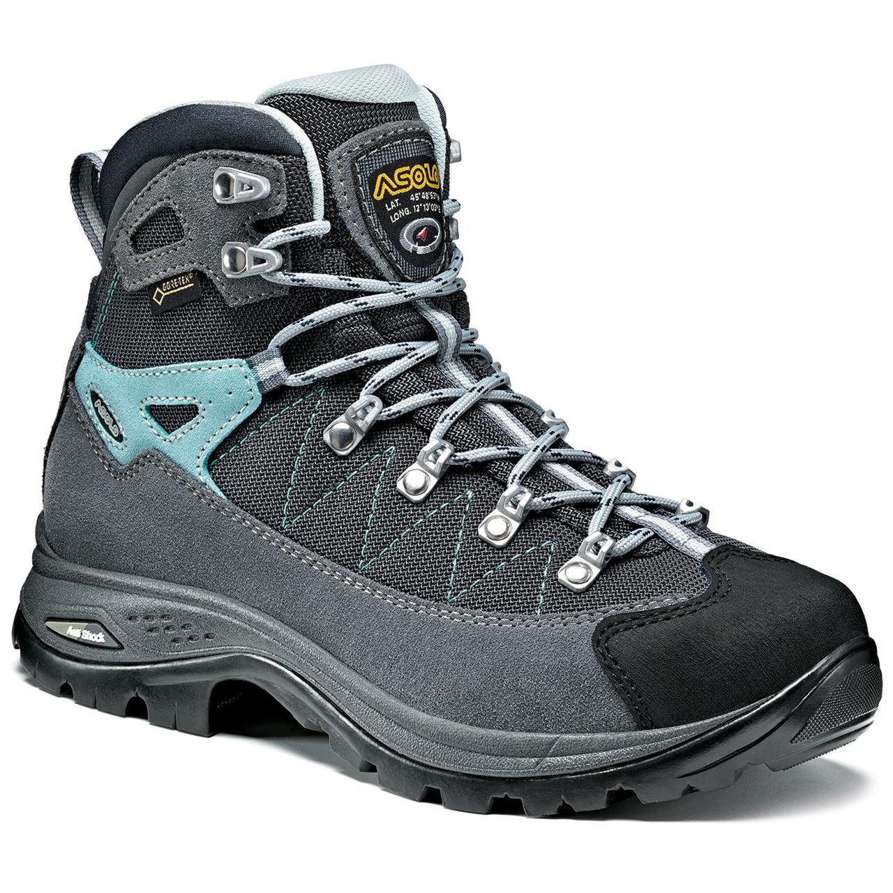 Asolo Womens Finder GV (GREY/GUNMETAL/POOL SIDE UK 7,5) Asolo Womens Finder GV (GREY/GUNMETAL/POOL SIDE UK 7,5)