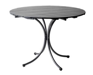 Varax Suvisaari bord i grå/sort Ø103 cm