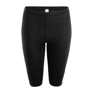 Aclima Womens Lightwool Long Shorts (BLACK (JET BLACK) Medium (M))