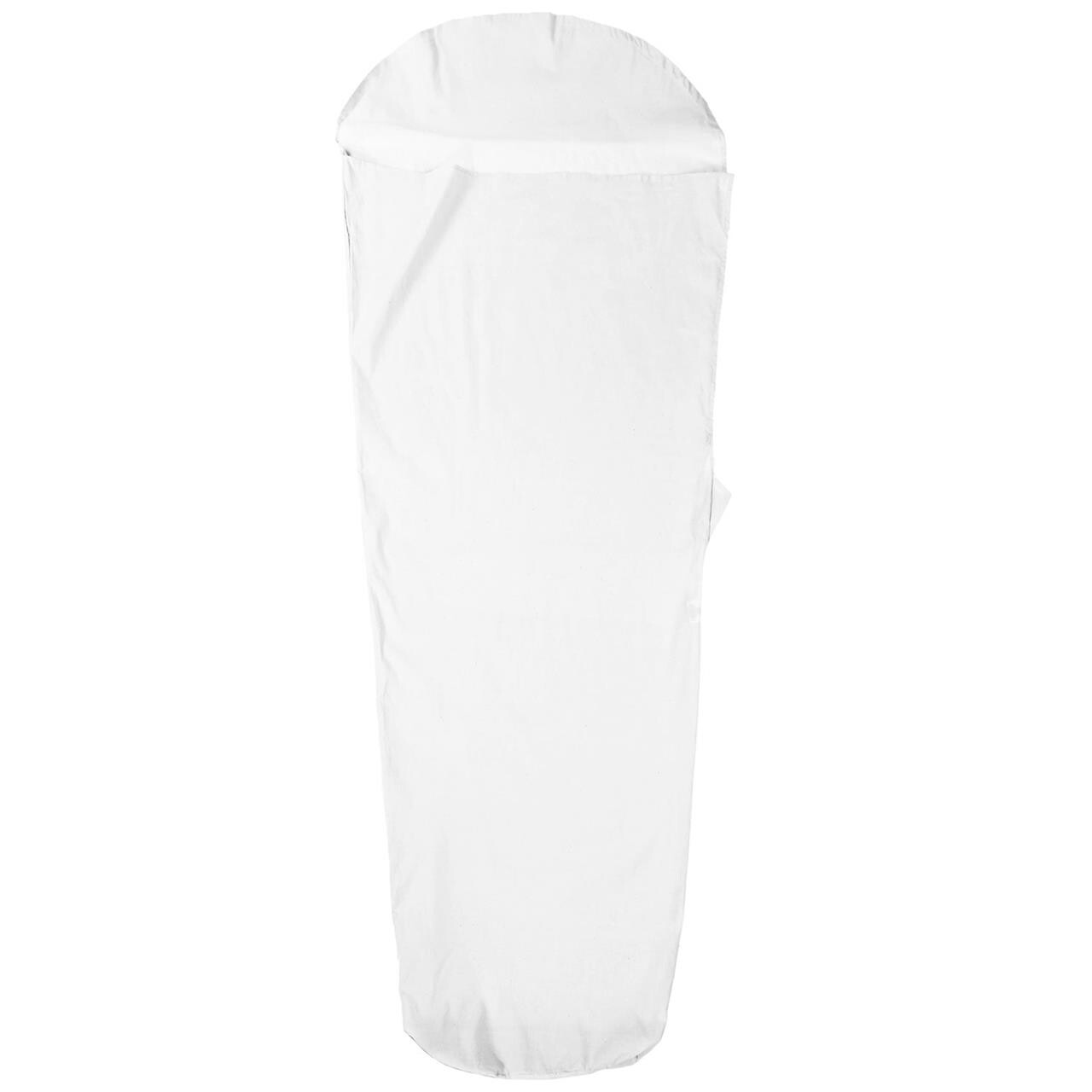 Frilufts Organic Cotton Mummy Liner 220x80/55cm (WHITE (OFF WHITE)) Frilufts Organic Cotton Mummy Liner 220x80/55cm (WHITE (OFF WHITE))