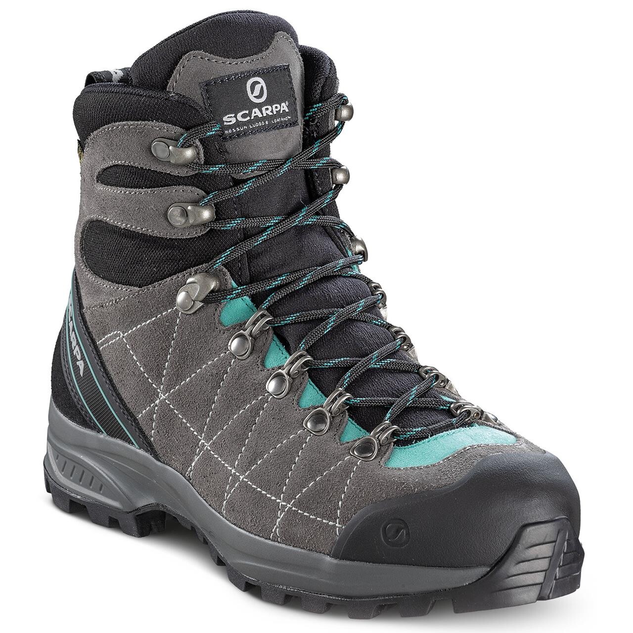 Scarpa Womens R-evo (GREY (TITANIUM/GREEN BLUE) 38 (38)) Scarpa Womens R-evo (GREY (TITANIUM/GREEN BLUE) 38 (38))