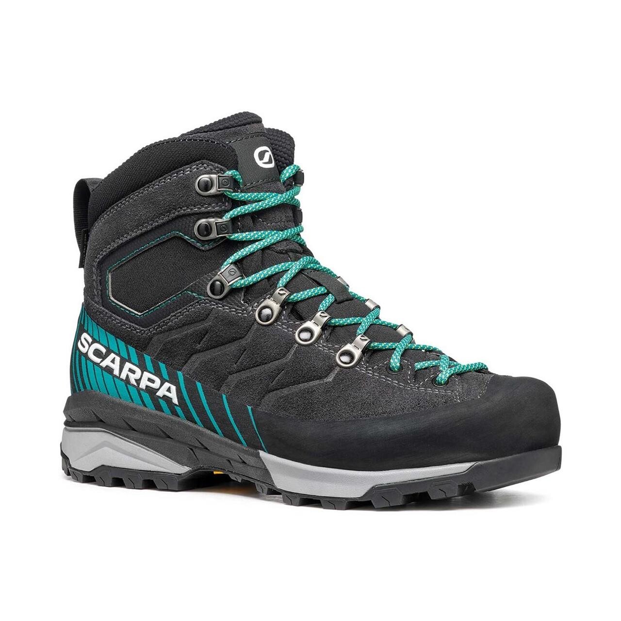 Scarpa Womens Mescalito Trk GTX (GREY (DARK ANTHRACITE/TROPICAL GREEN) 41 (41)) Scarpa Womens Mescalito Trk GTX (GREY (DARK ANTHRACITE/TROPICAL GREEN) 41 (41))