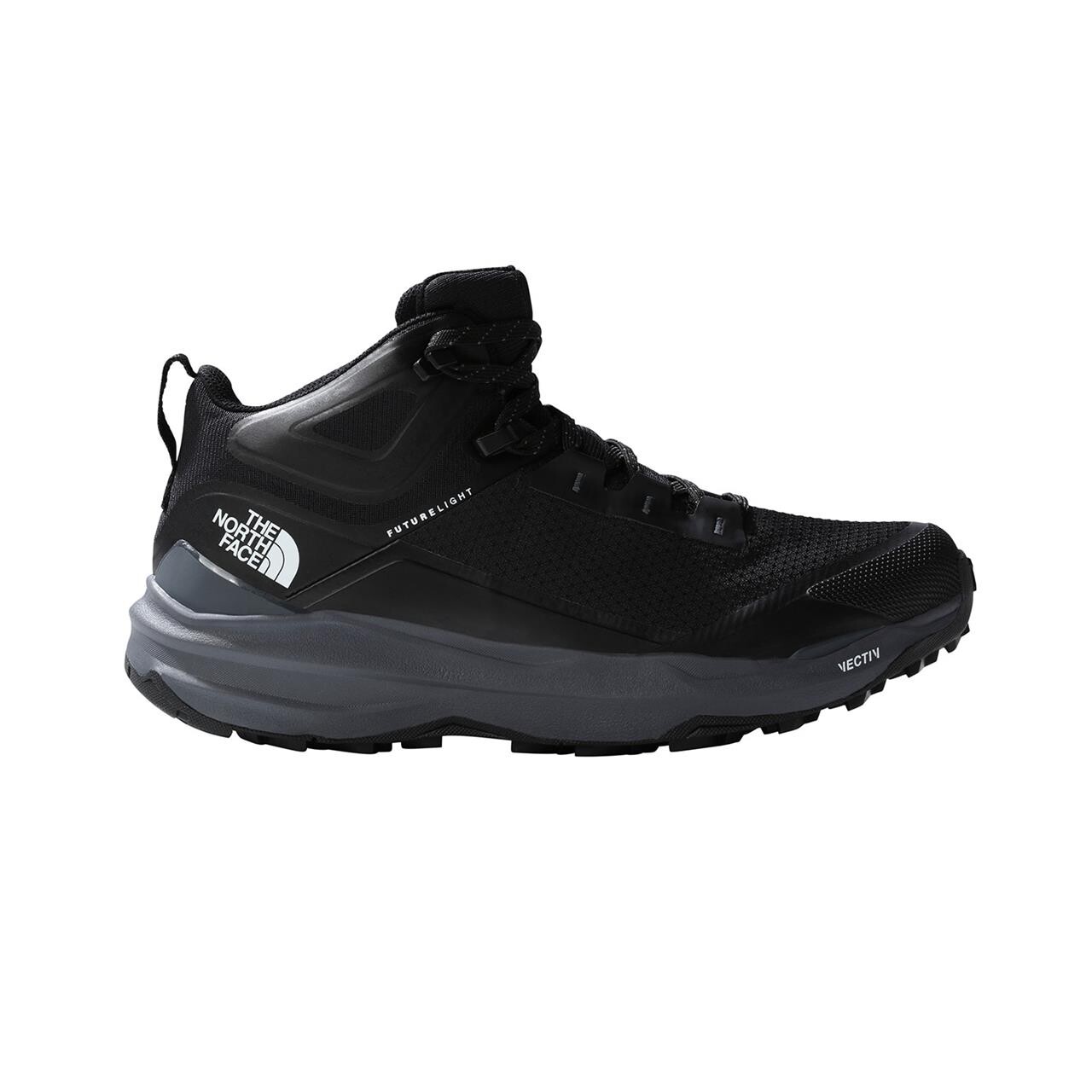 The North Face Mens Vectiv Exploris 2 Mid Futurelight (BLACK (TNF BLACK/VANADIS GREY) 41 (US 8,5)) The North Face Mens Vectiv Exploris 2 Mid Futurelight (BLACK (TNF BLACK/VANADIS GREY) 41 (US 8,5))