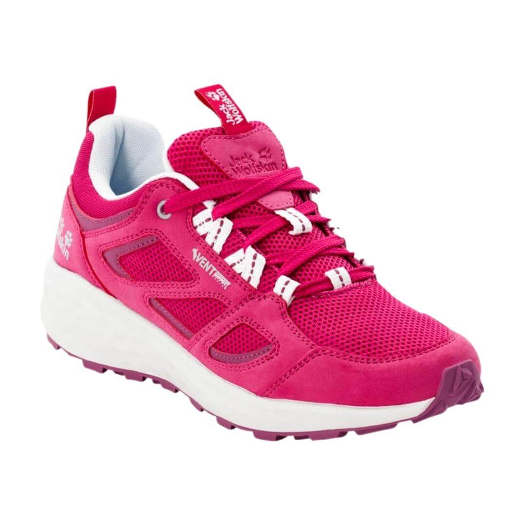 Vandresko til dame - Jack Wolfskin Vojo 3 Vent Low W - Pink Vandresko til dame - Jack Wolfskin Vojo 3 Vent Low W - Pink