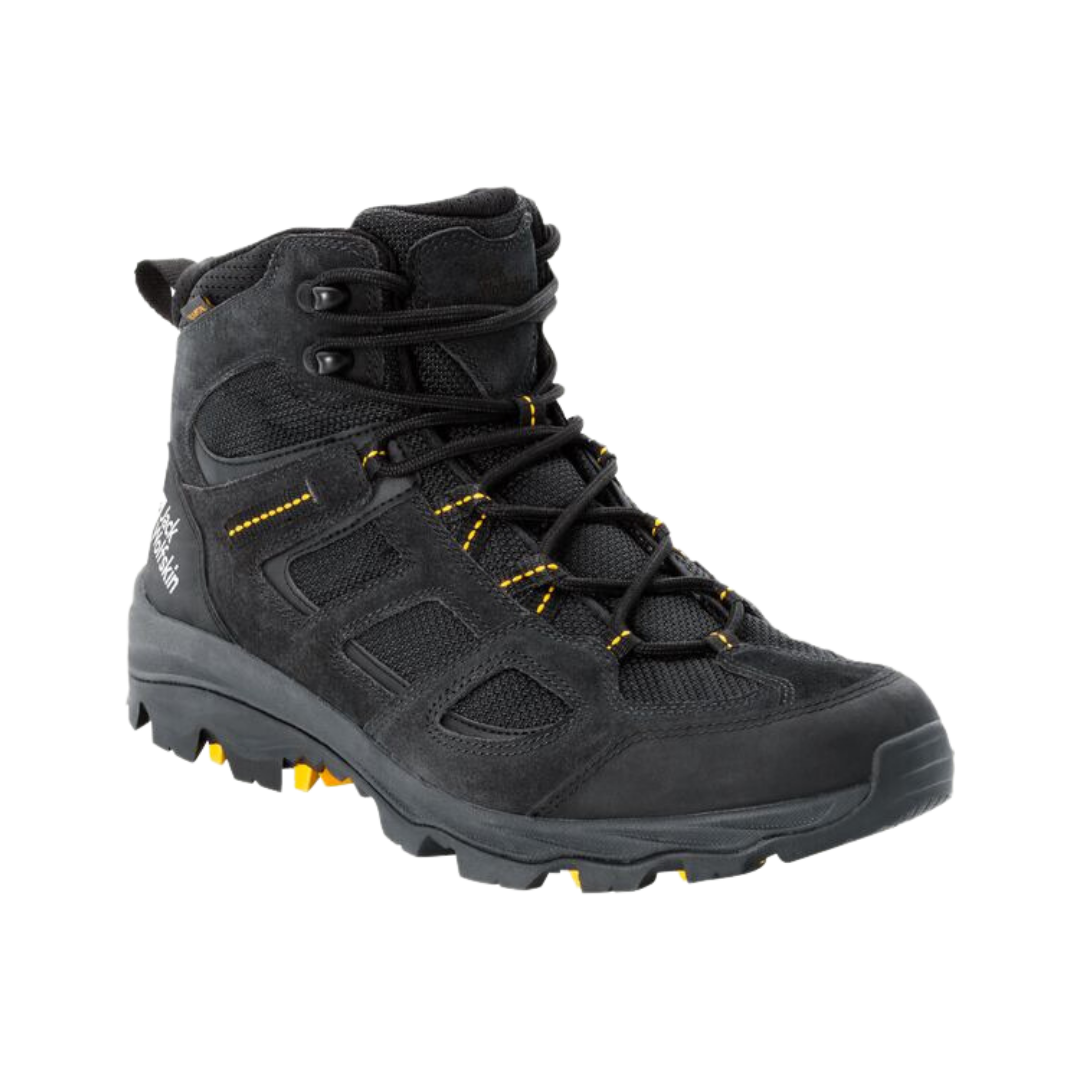 Vandrestøvler til herre - Jack Wolfskin Vojo 3 Texapore Mid M - Sort Vandrestøvler til herre - Jack Wolfskin Vojo 3 Texapore Mid M - Sort