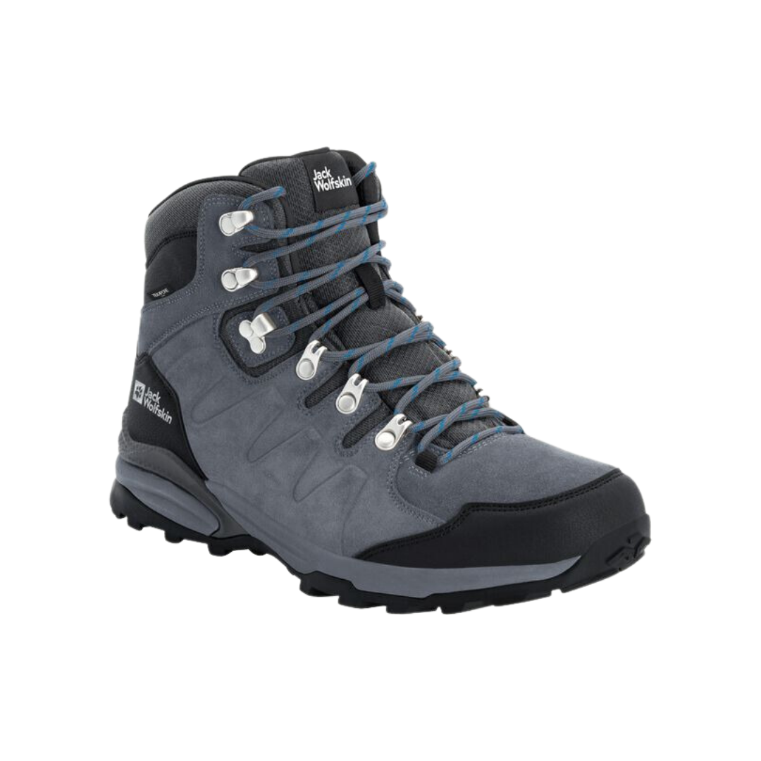 Vandrestøvler til mænd - Jack Wolfskin Refugio Texapore Mid M - Sort Vandrestøvler til mænd - Jack Wolfskin Refugio Texapore Mid M - Sort