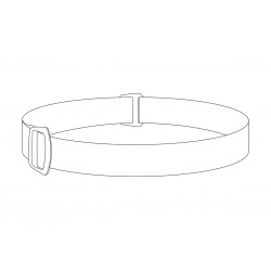 PETZL Spare pandebånd til Tikkina, Tikka, Tikka Core, Actik og Actik Core - Reflective